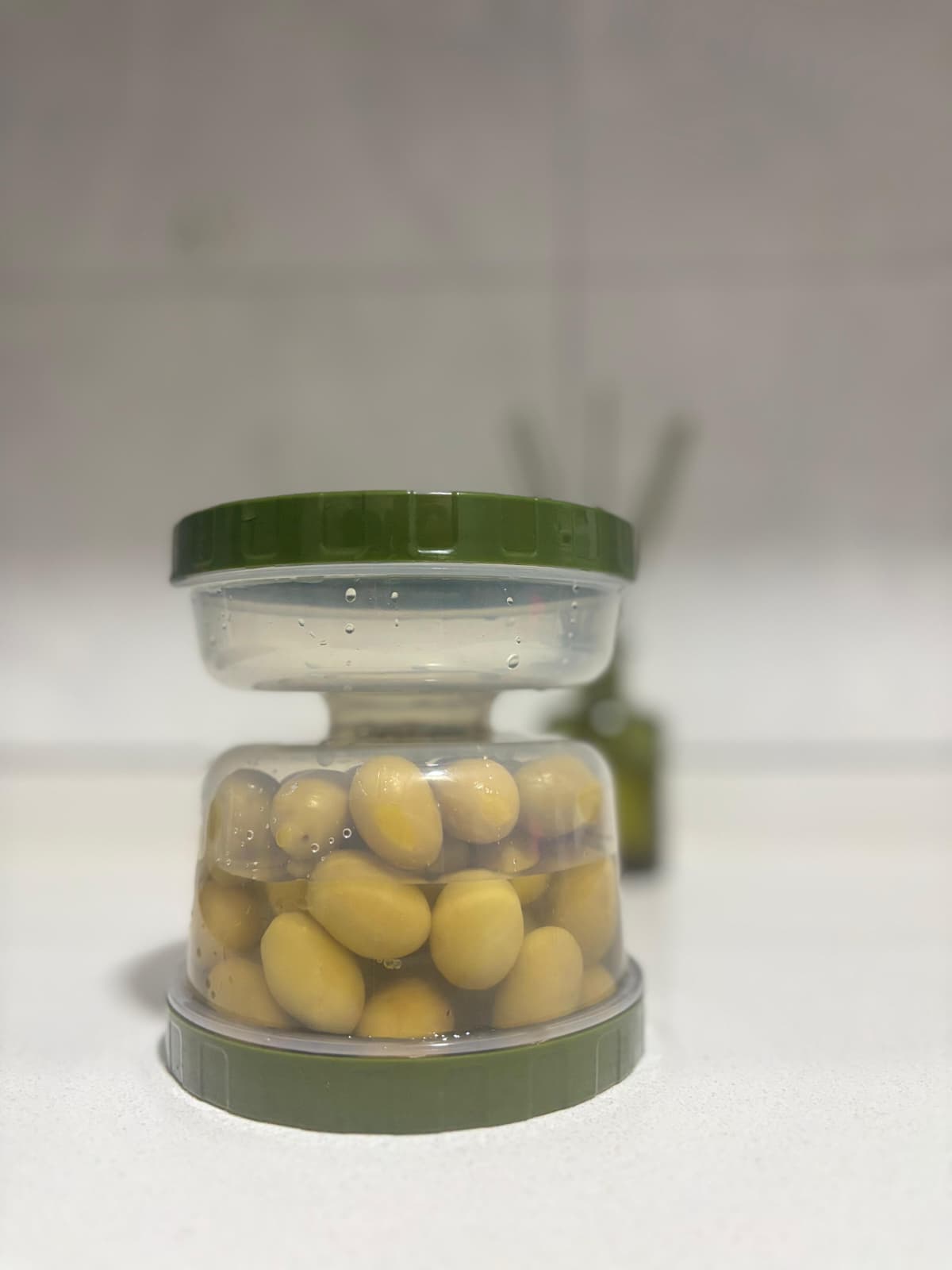 Kum Saati Zeytin Ve Turşu Saklama Kabı