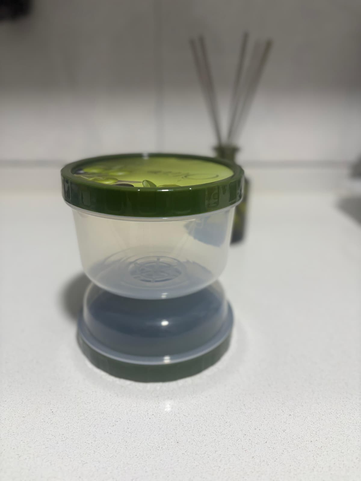 Kum Saati Zeytin Ve Turşu Saklama Kabı