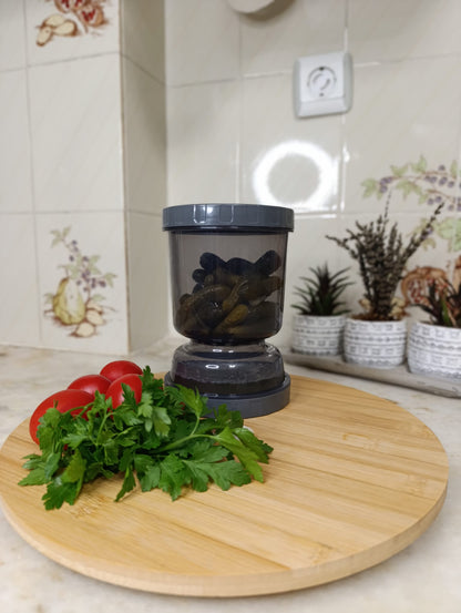 Kum Saati Zeytin Ve Turşu Saklama Kabı