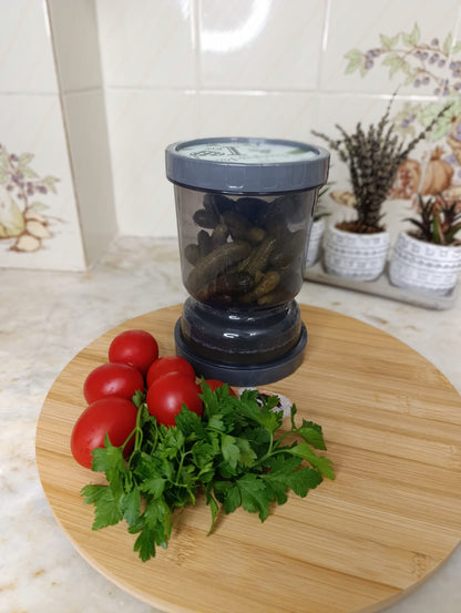Kum Saati Zeytin Ve Turşu Saklama Kabı