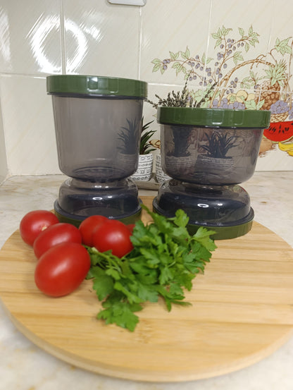 Kum Saati Zeytin Ve Turşu Saklama Kabı